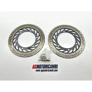 COPPIA DISCHI FRENO RUOTA ANTERIORE HONDA CBF 600 2004-2006 PC38A - Imagen 1 de 1