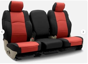 Coverking Seat Cover for select Ram 1 Row Leatherette Red CSCQ17RM1149 - SEALED - Picture 1 of 7