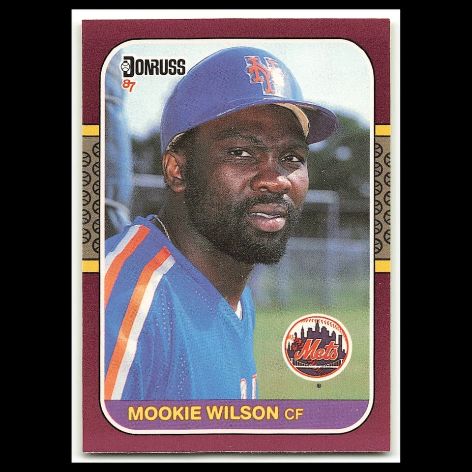 Mookie Wilson #129 1987 Donruss Opening Day New York Mets Baseball Card MLB NM - Image 1 of 3