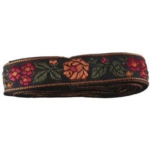 Floral Jacquard Ribbon Trim Sewing Woven Jacquard Ribbon for Decor Trim B J3P8 - Picture 1 of 6