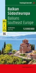 Balkan - Südosteuropa, Straßenkarte 1:2.000.000, freytag & berndt Berndt Gefalzt - Bild 1 von 4