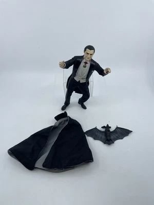 "Figura de acción Universal Studios Monsters Dracula Sideshow Bela Lugosi 2001 8""" Foto 1 de 4