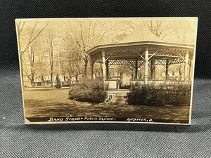 RPPC BAND STAND - PUBLICSQUARE - ANDOVER, OH - Picture 1 of 2