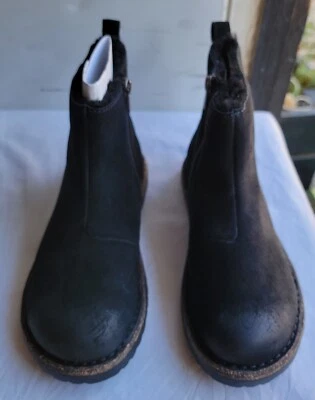 Birkenstock Melrose Boots Shearling Black Suede Regular Wide - Image 1 of 4