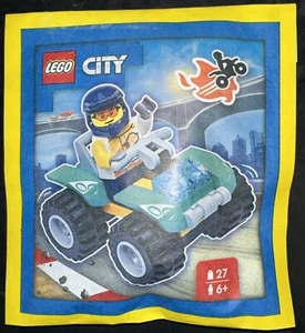 FIGURINE NEUF POLYBAG  LEGO CITY FOIL 952308 LE QUAD VOITURE DU CASCADEUR - Picture 1 of 1