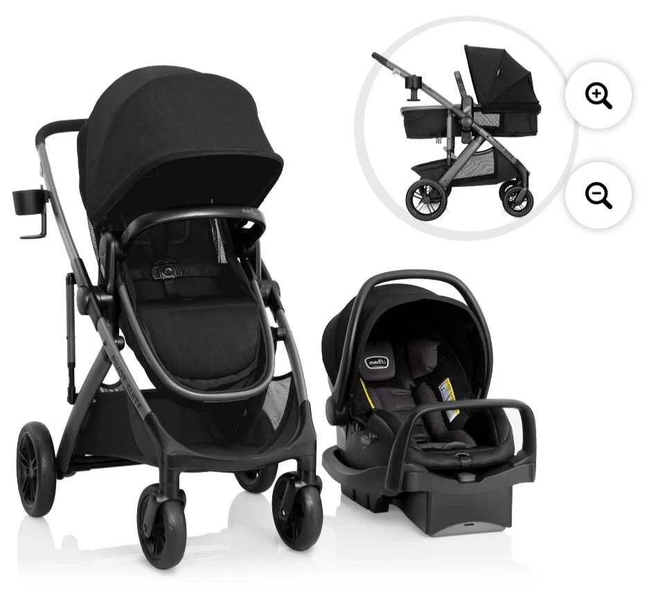 Sistema de viaje Evenflo Pivot Suite nuevo negro Foto 1 de 1