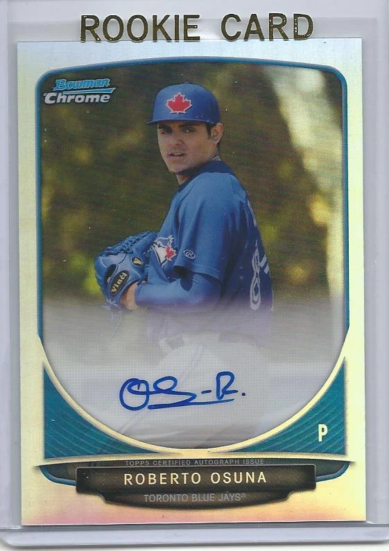 2013 Bowman Chrome Roberto Osuna Auto Refractor Rookie Card RC Mint /500 - Image 1 of 1