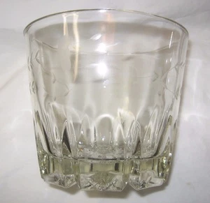 Princess House Clear Crystal Large Ice Bucket Etched Tinted Serving Bowl VG - Picture 1 of 4
