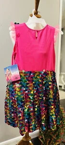 JOJO SIWA Costume Pink Dress Sparkle Girls 14/16 Never Worn. Brand New. - Picture 1 of 3