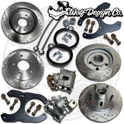 1988-1998 C1500 CK OBS Front & Rear Disc Brake Conversion Kit Silverado Sierra - Image 1 of 4