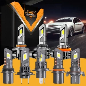 AUXBEAM 9004 9005 9006 9007 9012 H4 H7 H11 H13 LED Faros Bombillas 70W 25000LM - Imagen 1 de 24
