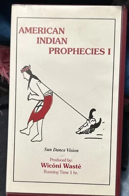 American Indian Prophecies 1  1996 Wiconi Waste VHS Weirdness Dr. A.C. Ross - Image 1 of 4