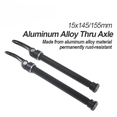 Quick Release Thru Axle Rod Bike Front Fork Suspension 15*145/155mm Thru Axle - Image 1 of 4