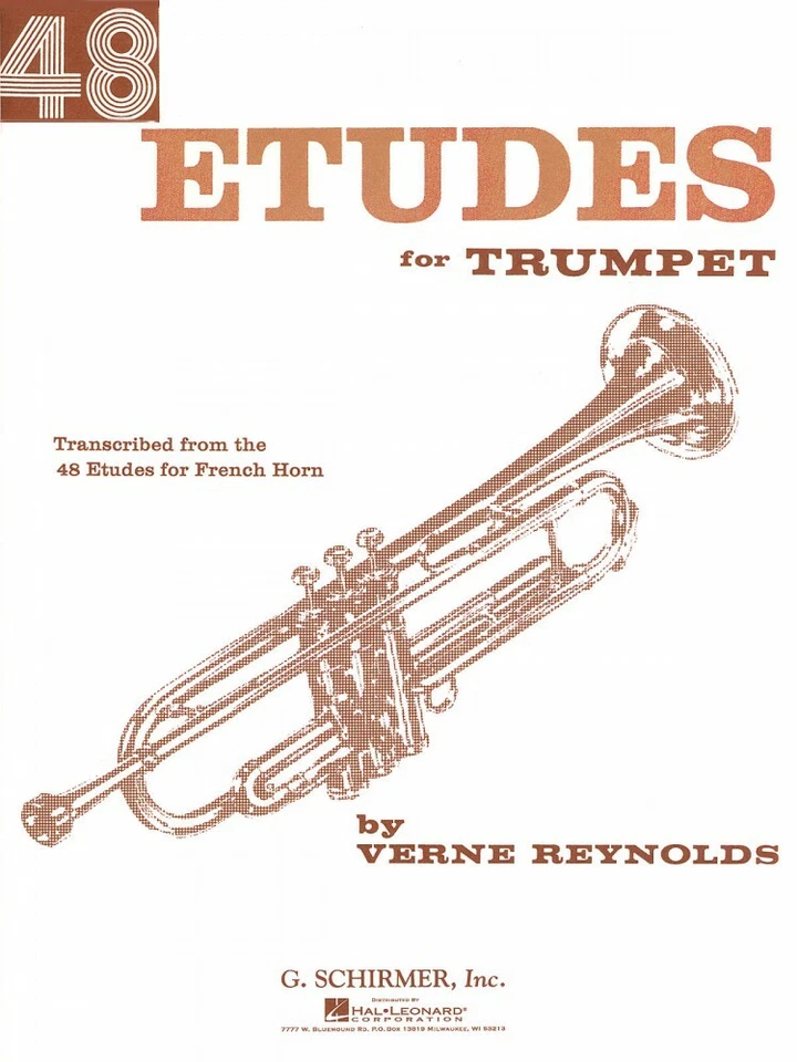 48 Etudes Trumpet Method Brass Solo Sheet Music NEW 050332160 - Image 1 of 1