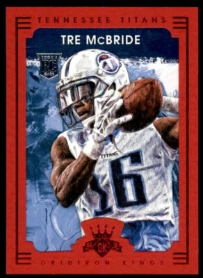 2015 PANINI GRIDIRON KINGS RED FRAMED TRE MCBRIDE RC TENNESSEE TITANS #160 - Image 1 of 2