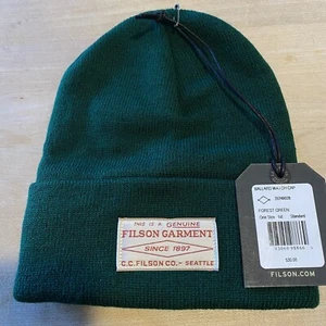 Gorra de reloj Filson Ballard - Nueva con etiquetas - Verde bosque - Hecha en EE. UU. - Imagen 1 de 8