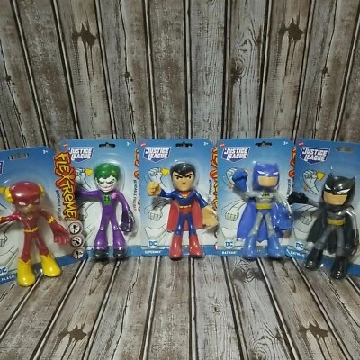  "Juego completo de figuras de acción DC Justice League Flextreme de 7""". Foto 1 de 4