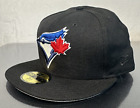 New Era 59Fifty Toronto Blue Jays Genuine Fitted Cap/Hat Black Size 7 3/4-NEW