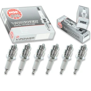 6 pcs NGK V-Power Spark Plugs for 1961-1965 Ford Falcon Sedan Delivery 2.8L yp - Picture 1 of 5