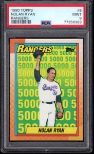 1990 Topps Nolan Ryan #5 (378) PSA 9 5000 K's GOAT HOF