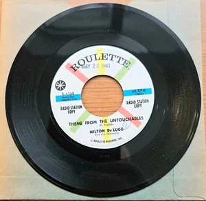 MILTON DeLUGG "Theme from The Untouchables / Choo Choo Rock" 1961 Soundtrack 45 - Bild 1 von 2