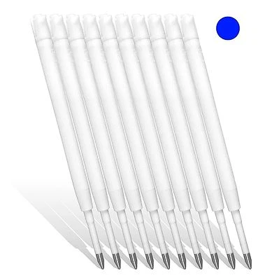 10 St - Großraumminen - Kugelschreiberminen - F-Fein (0,8 mm) - blau - NEU - Bild 1 von 4