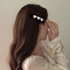 Heart-shaped Pearl Hairpins - Baroque Velvet Hairclips Women Hair Accessories 1p