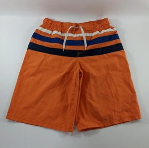 Cherokee Orange Striped Swim Trunks Liner Teen Boys Size XL - Picture 1 of 6