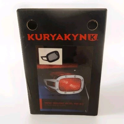 Kuryakyn  Chrome Mesh Taillight Bezel For Harley Davidson Motorcycles - Image 1 of 3