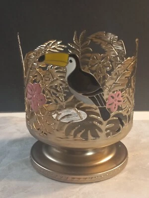 Bath & Body Works Bird Candle Holder 3-Wick LARGE Pedestal NEW Tropical, Coastal - Изображение 1 из 4