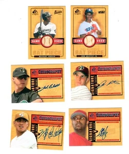 2001 SP TOP PROSPECTS MASTER SET    ONE OF A KIND SET    Michael Jordan Bat Card - Picture 1 of 3