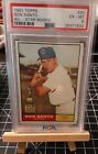 ⚾️ 1961 TOPPS RON SANTO Hall OF FAME ROOKIE (RC) CHICAGO CUBS PSA 6 EX-MT ⚾️