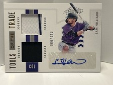 2020 Absolute Tools of the Trade Dual Swatch Signatures #29 Sam Hilliard 089/140