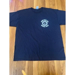 IBEW 103 Boston Harris Walz 2024 Shirt Navy Sz XL Electricians Union Dorchester - Picture 1 of 7