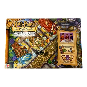 Harry Potter Diagon Alley Magical Race Board Game Ages 8+ 3-6 Players Complete - Picture 1 of 6
