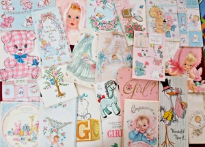 Konvolut 49 gebrauchte Babykarten Vintage 1962, Scrapbooking, Basteln - Bild 1 von 2