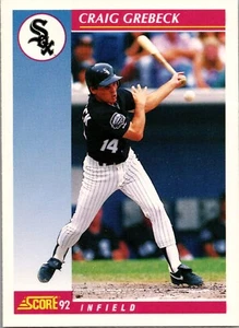 1992 Score Baseball - #561 Craig Grebeck - Picture 1 of 2