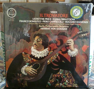 Verdi, Il Trovatore, 3 x LP Box 1978 Quadraphonic Leontyne Price Karajan NEW - Picture 1 of 3