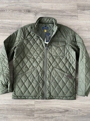 Nueva Chaqueta Ralph Lauren Diamante Acolchada Beaton Hunt Verde Para Hombre L Foto 1 de 4