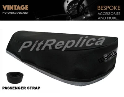 YAMAHA YDS3 YM1 SEAT COVER 1 TONE BLACK [YPTOR] - Изображение 1 из 4