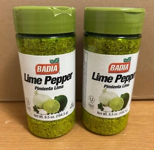 2 Badia Spices Lime Pepper 6.5oz Each - Picture 1 of 3