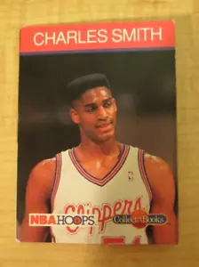 1990-91 NBA Hoops libros coleccionables Charles Smith #47 Philadelphia 76ers - Imagen 1 de 5