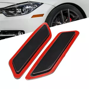 For BMW F30 F31 13-15 3-Series Smoke Front Bumper Side Marker Reflector Lights - Picture 1 of 6