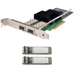 Lenovo Intel X710-DA2 01DA901/2 2-Port 10G SFP+ PCIe 3.0 x8 NIC FP +GBICs - Bild 1 von 8
