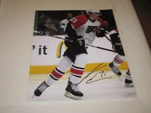 James van Riemsdyk AUTOGRAPHED PHILADELPHIA FLYERS 8X10 PHOTO # J3 MAPLE LEAFS - Picture 1 of 1