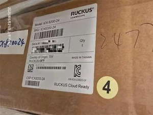  New Ruckus ICX8200-24 ICX 8200 24 Port POE  Ethernet Switch - Picture 1 of 1