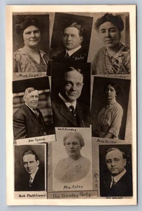 Postcard RPPC Billy Sunday Evangelist The Sunday Party c. 1910s N011 - Picture 1 of 2