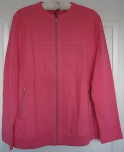 Olsen Übergangsjacke, 46 / 48, uni pink, RV, Taschen, lange Ärmel, ***neu*** - Bild 1 von 13