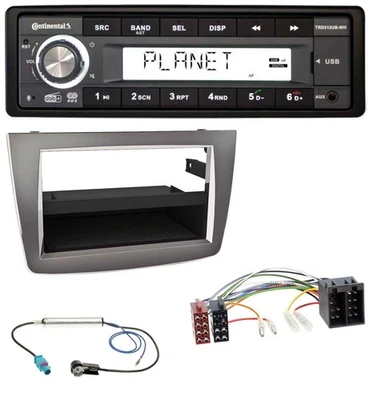 Continental USB 1DIN AUX DAB MP3 Autoradio für Alfa Romeo MiTo 955 08-14 ISO dun - Bild 1 von 4