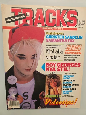 Boy George - Very rare newspaper from Sweden from 1987 ( Full magazine ) 2 - Image 1 of 4